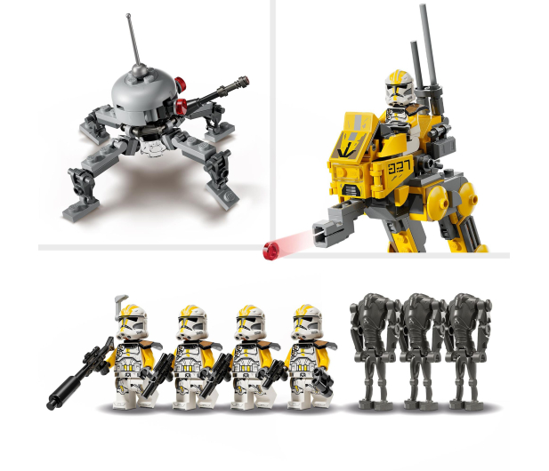 LEGO Star Wars 75431 żołnierze-klony z 327. korpusu galaktycznego - 1331719 - zdjęcie 7